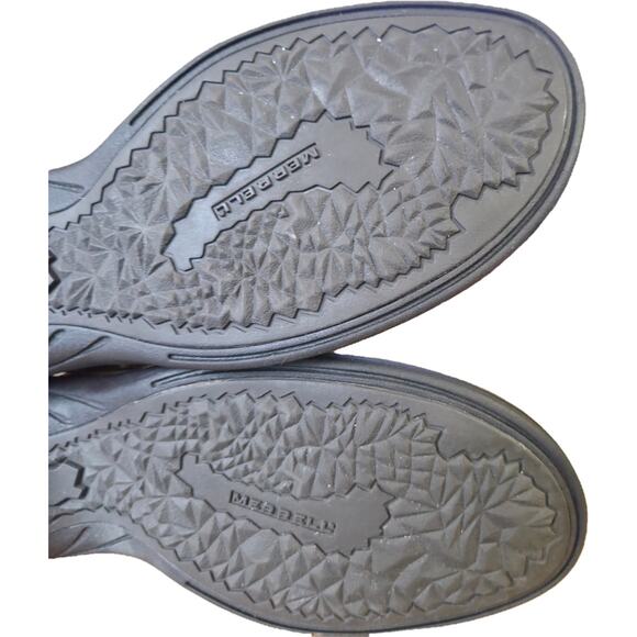 Merrell Waterproof Tan Leather Zip Up Mid Calf Boots Gorpcore Outdoors 9.5 VGUC - Picture 13 of 15